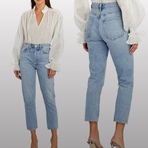 AGOLDE Riley High Rise Straight Crop